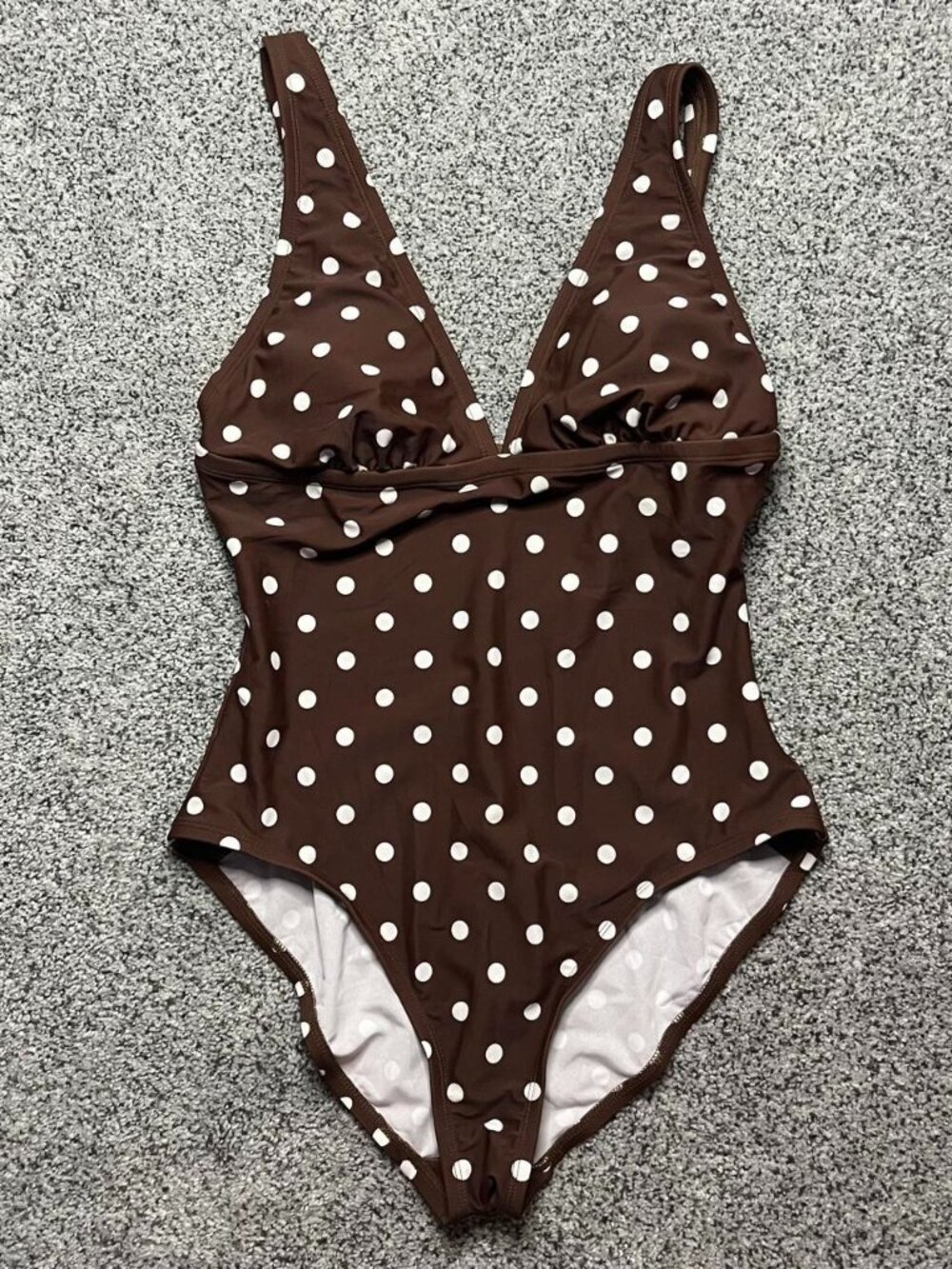 Shade & Shore polka dot bathing suit